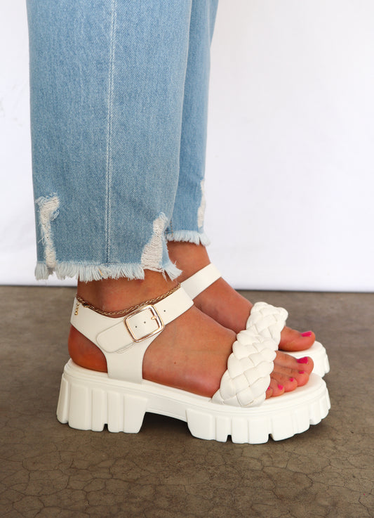 Braided Platform Sandals