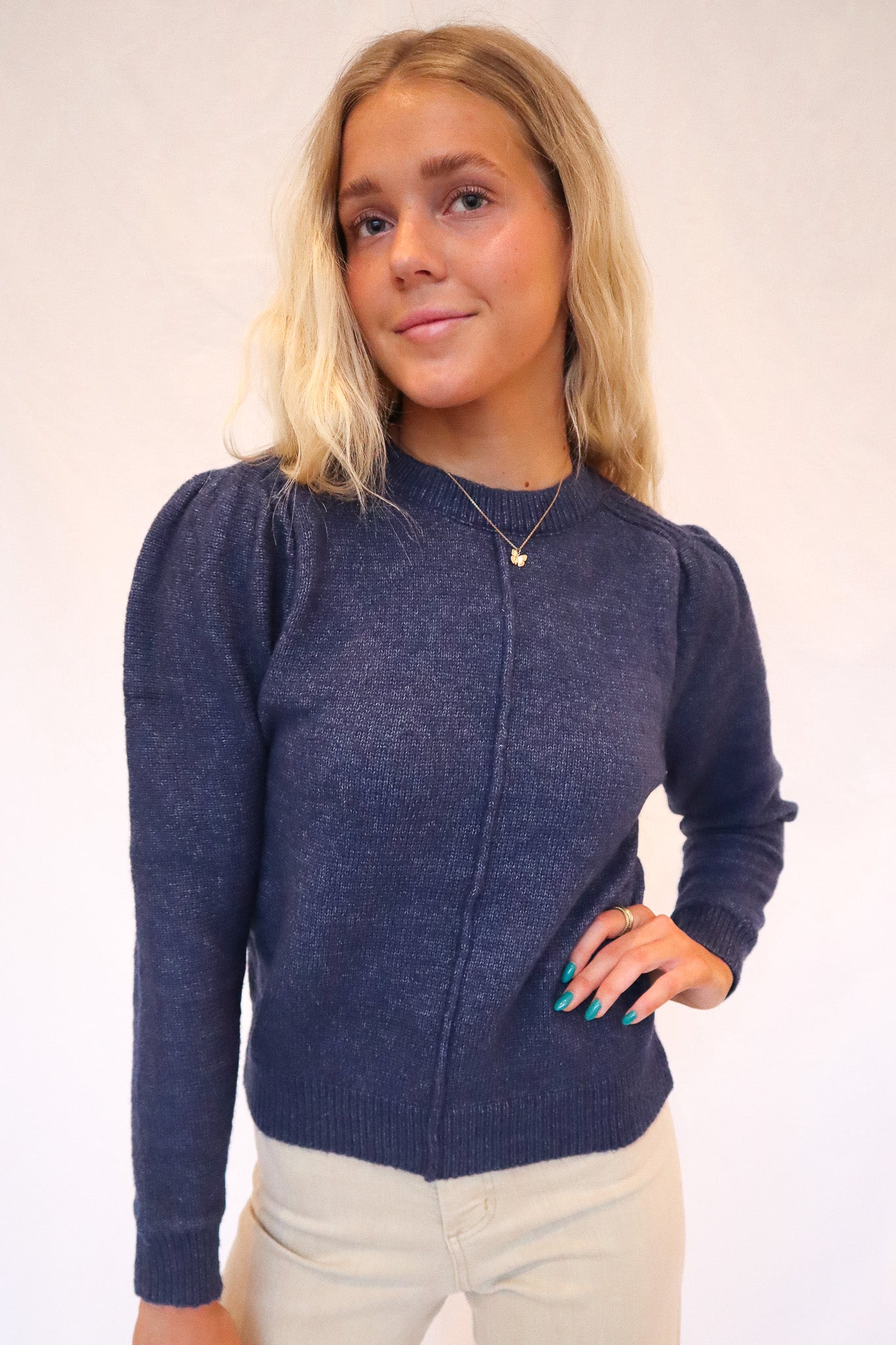 Navy Sweater