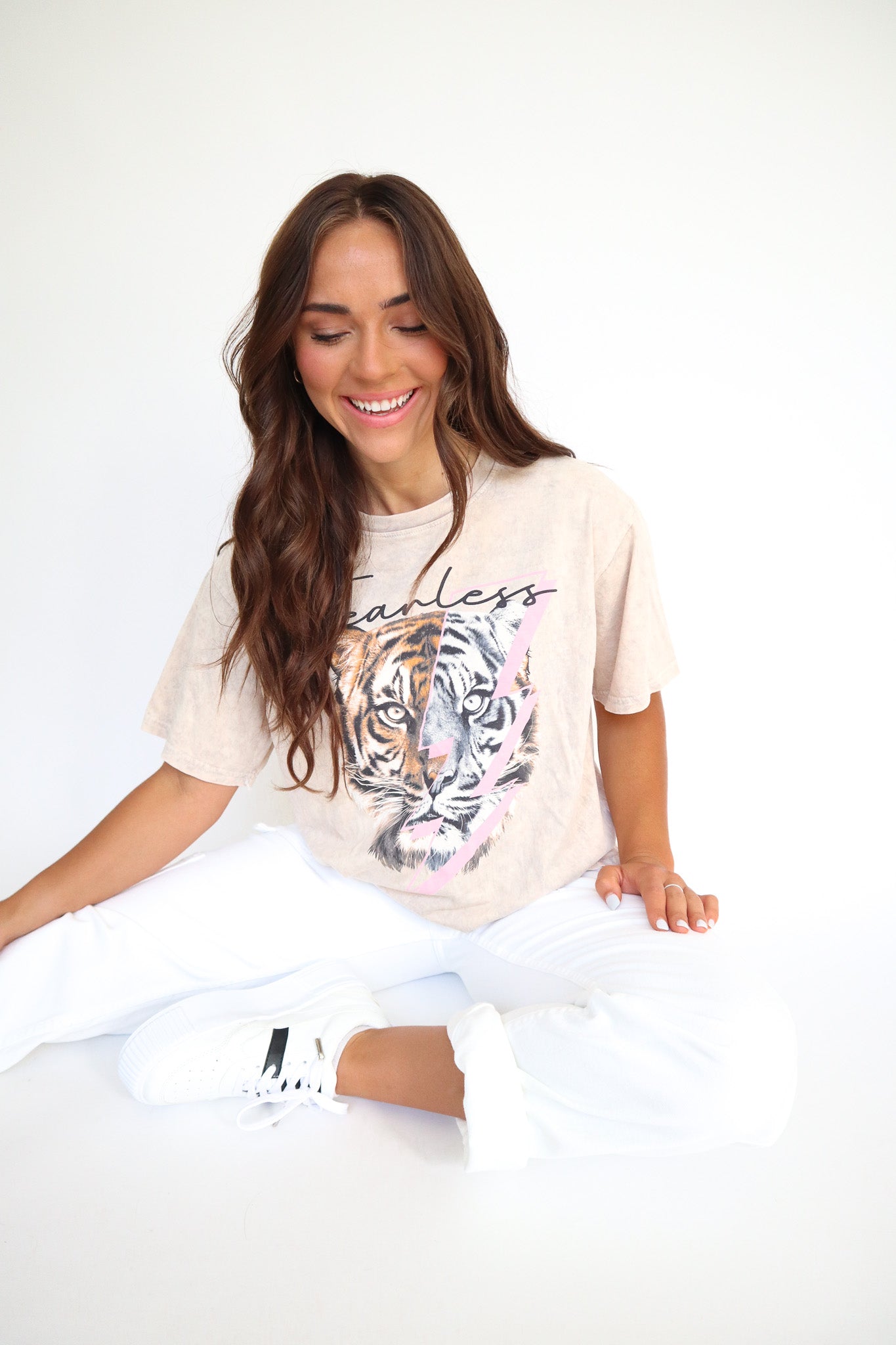 Oversized Fearless Graphic Tee