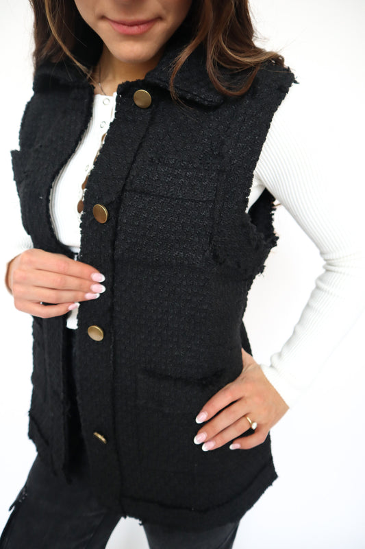 Tweed Vest