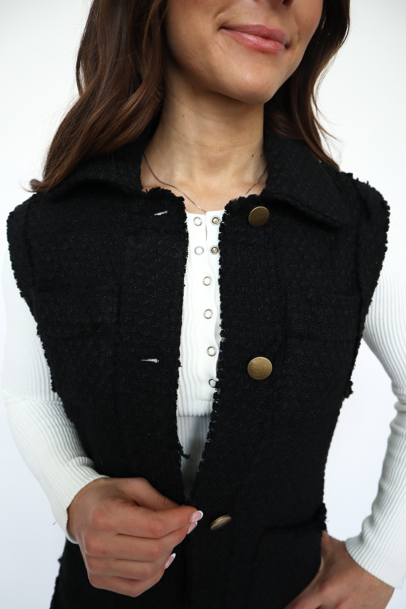 Tweed Vest