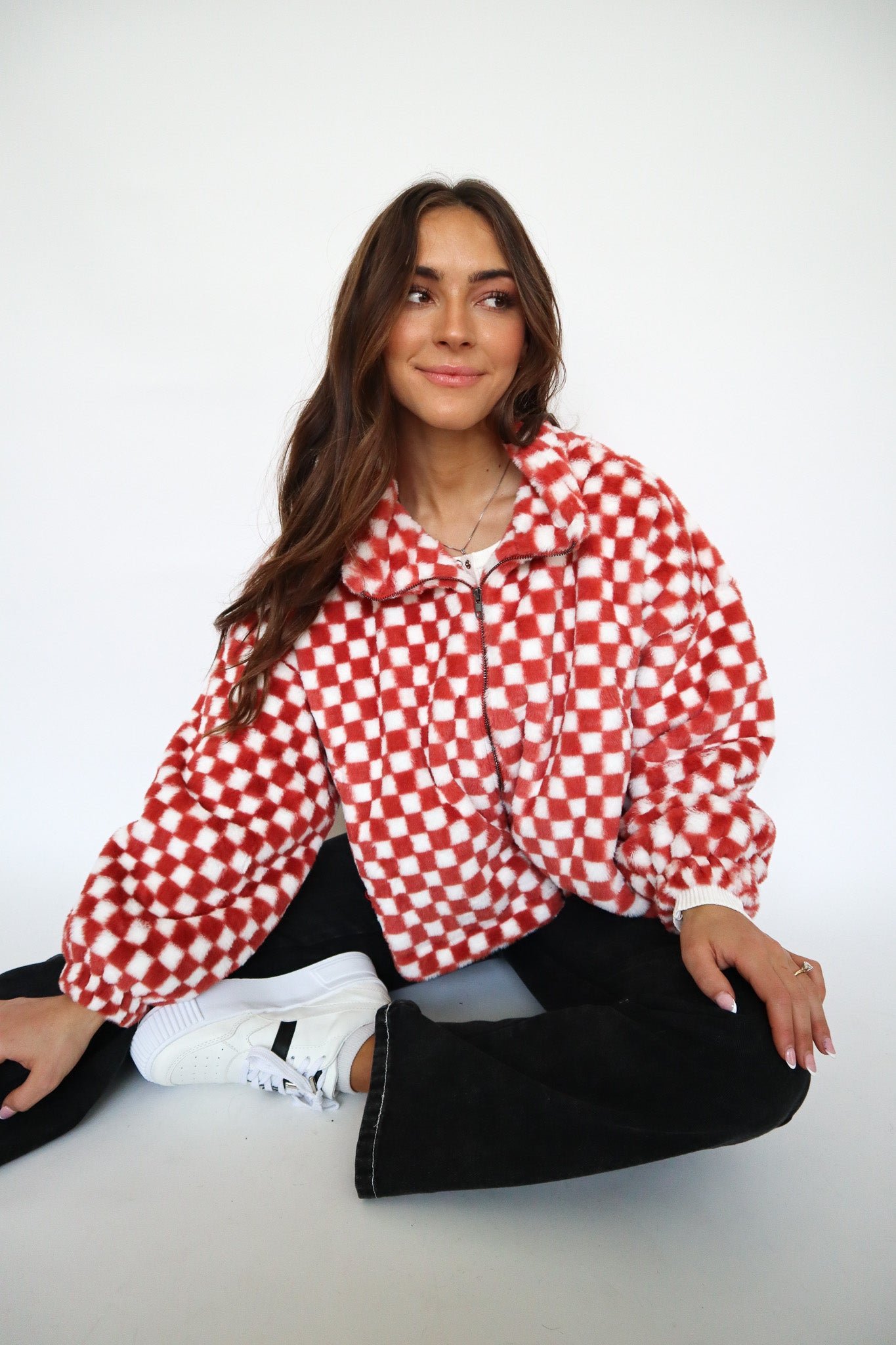 Checker Teddy Jacket