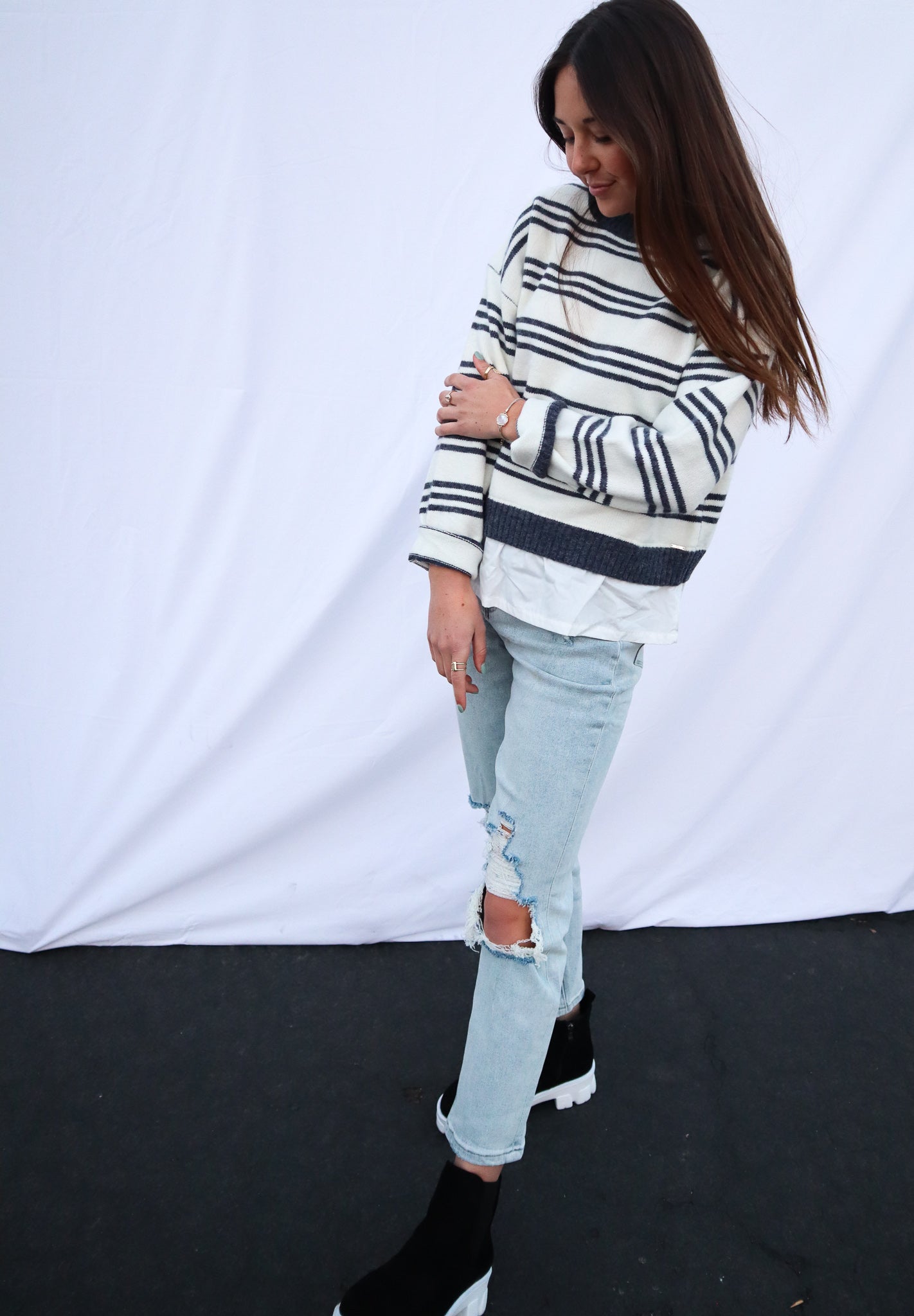 Simply Striped Sweater