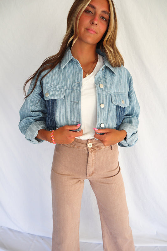 Cropped Blue Jacket