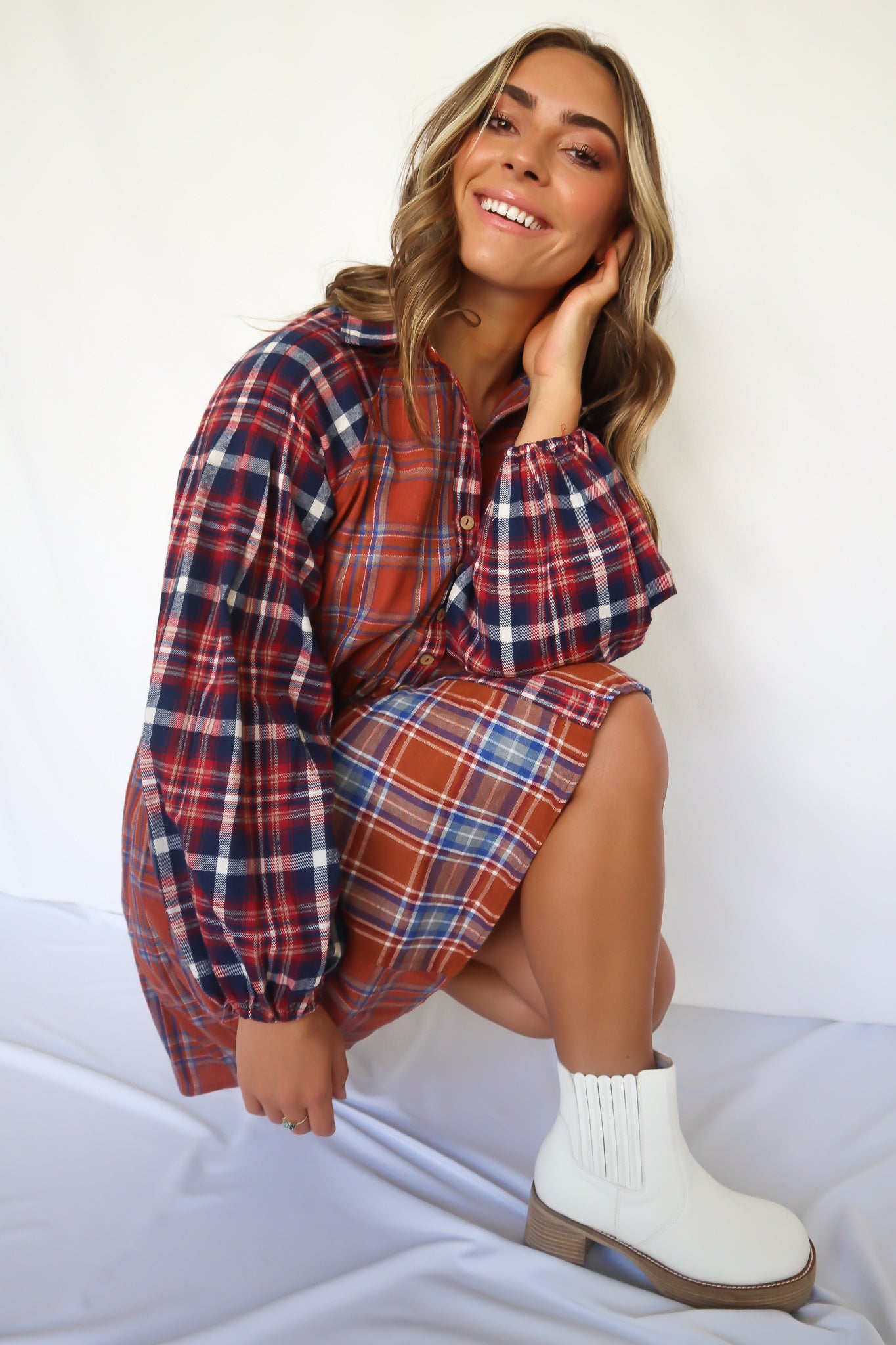 Rustic Plaid Dress