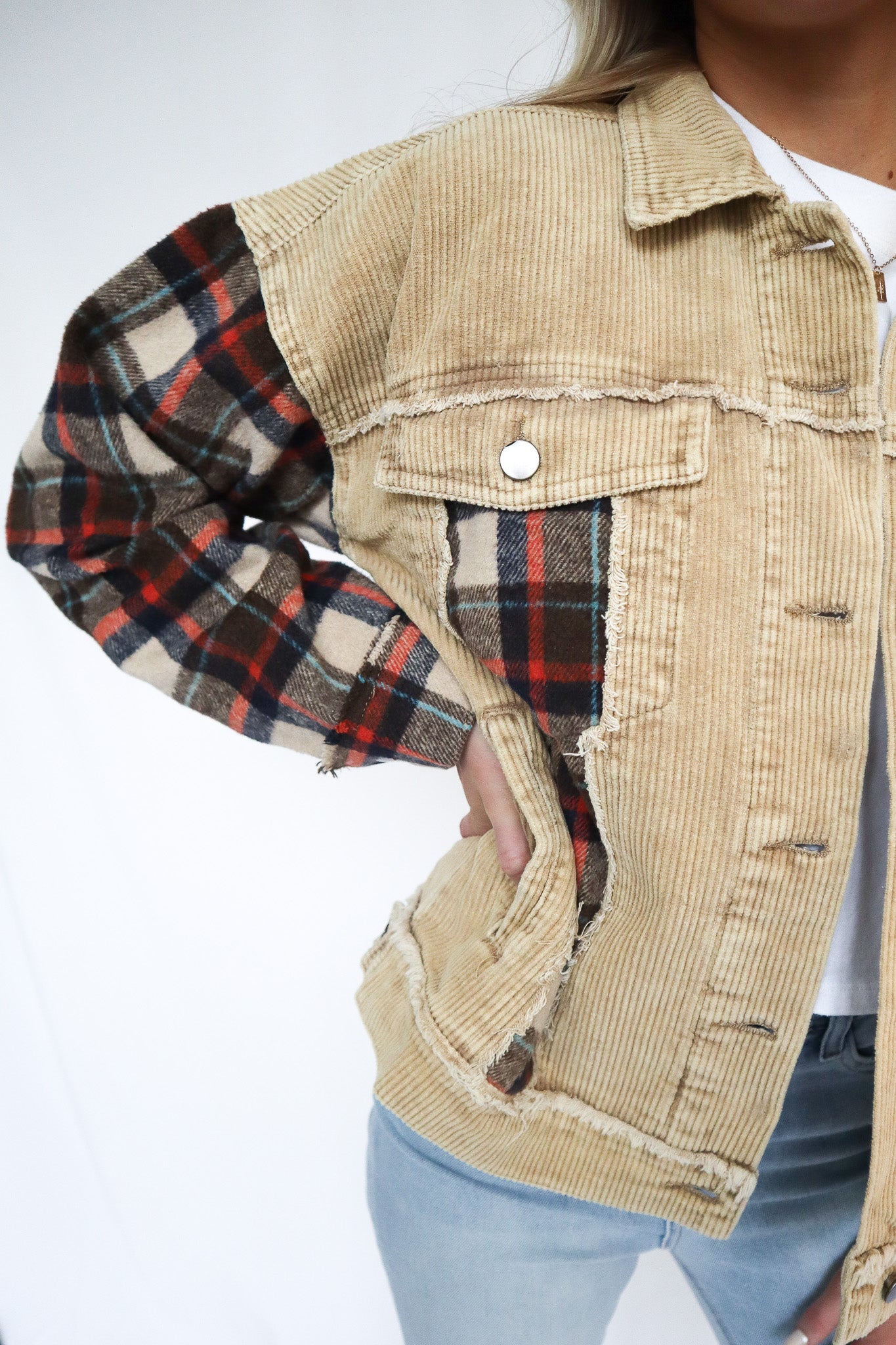 Khaki Flannel Jacket