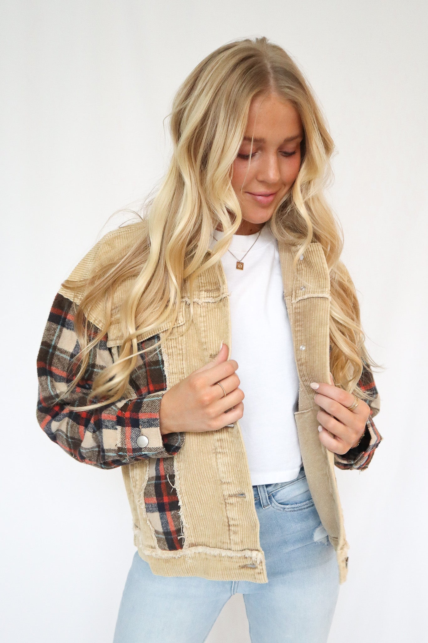 Khaki Flannel Jacket