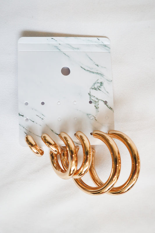 Gold Hoop Earrings